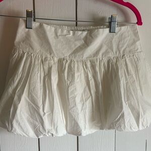 BDG White Textured Skirt